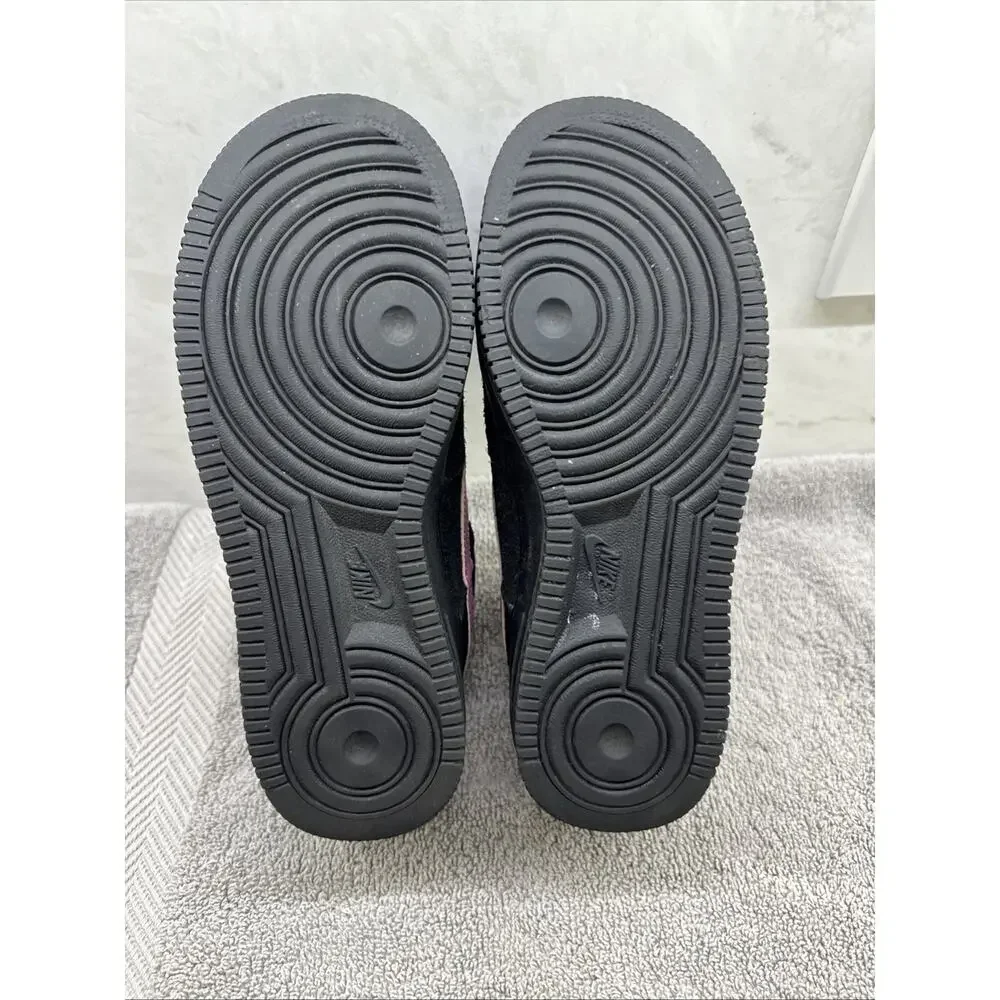 Nike Air Force 1 LV8 2 GS Black Pollen Rise #CN5710-001, (Youth) Size 4Y